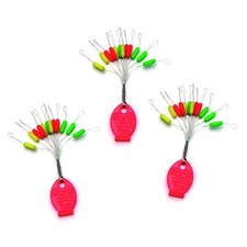 Schnur Stopper Angel Set 3x12 Gummistopper bunt Schnurstopper Line Stopper mix