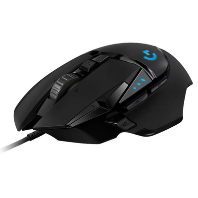 Logitech G502 HERO Wired Gaming Mouse - Black