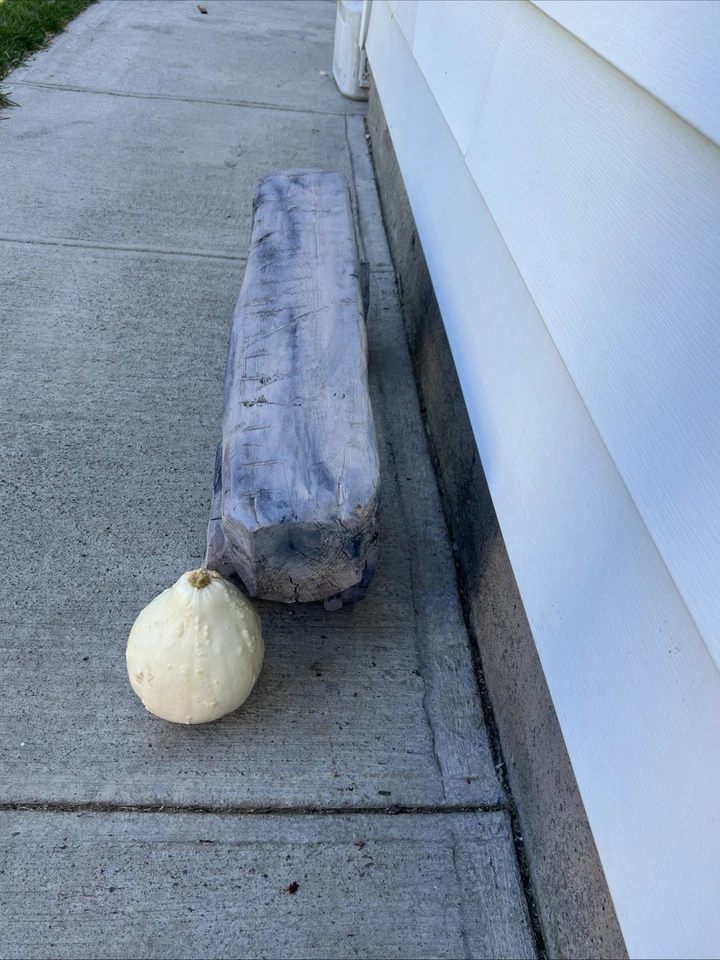 Rustic Log Cabin Log Bench Hand Made In Wa State - Image 3 of 4