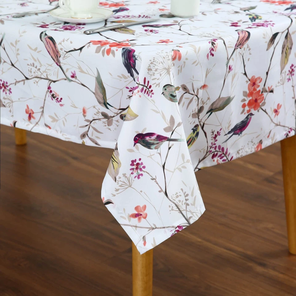 Rustic Waterproof Tablecloth 52 x 102 Inch – Washable Lightweight Fabric, Sta... - Image 4 of 4