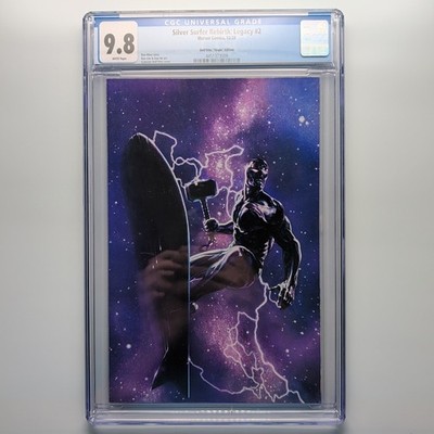 CGC 9.8 Silver Surfer Rebirth: Legacy #2 Dell Otto  Virgin  Edition