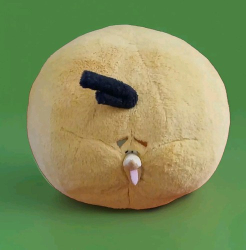 Juguete de peluche amarillo inflado burbujas Rovio Commonwealth Angry Birds 9,5" *SIN SONIDO* - Imagen 1 de 6