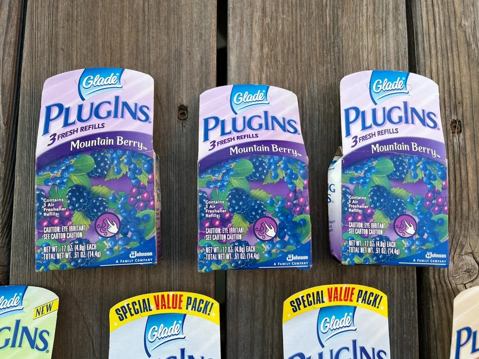 Ambientador Vintage Glade Plug Ins Gel Recargas 7 Paquetes Lote Mixto (23 Recambios) Foto 2 de 4