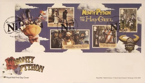2025 MS FDC - Monty Python & the Holy Grail - Knights End, March Pmk- Post Free