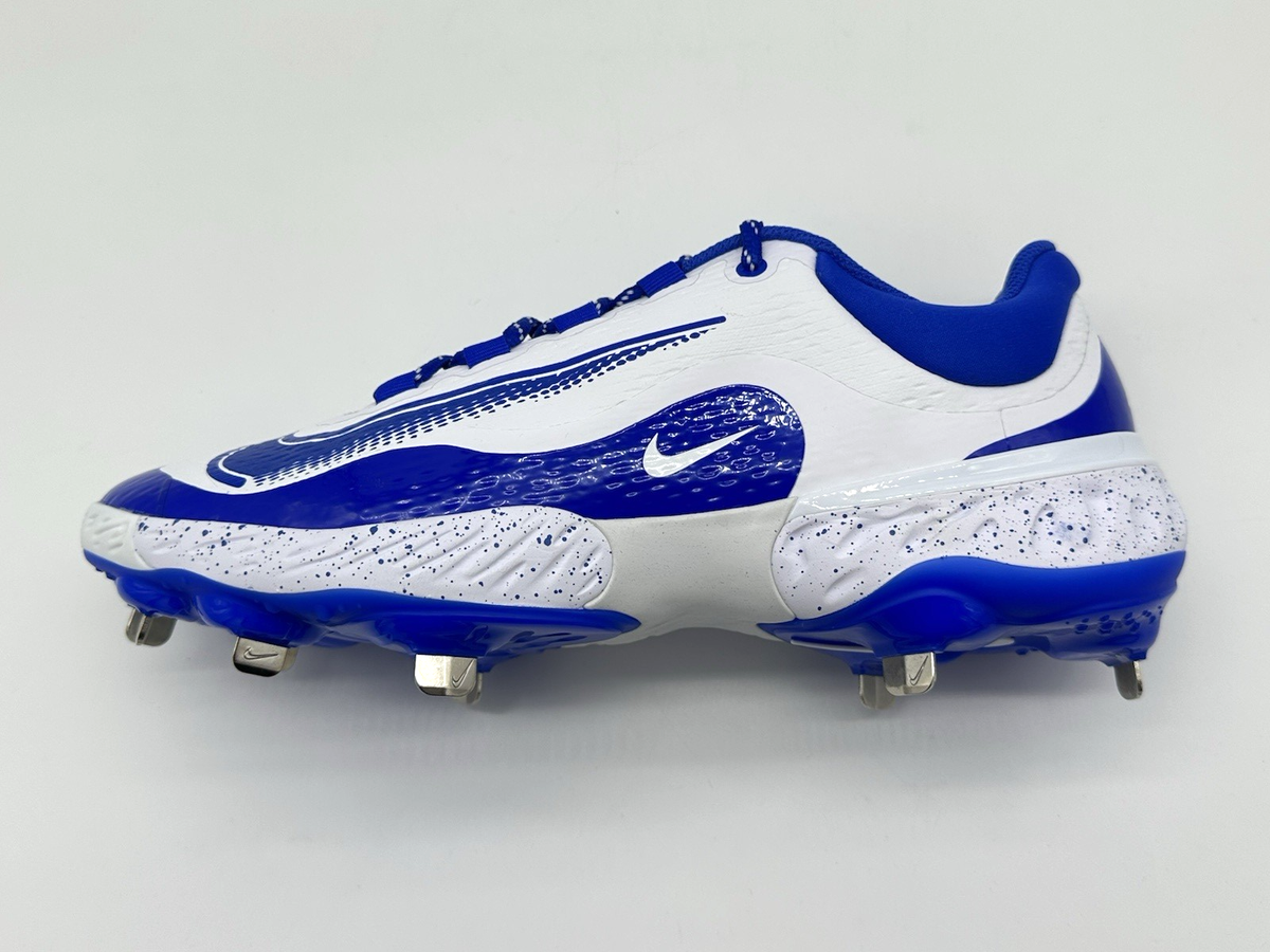 Nike Alpha Huarache Elite 4 Low Men's Size 8 Royal Blue Metal