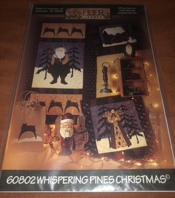 Fiber Mosaics Whispering Pines Craft Sewing Pattern Christmas 60802