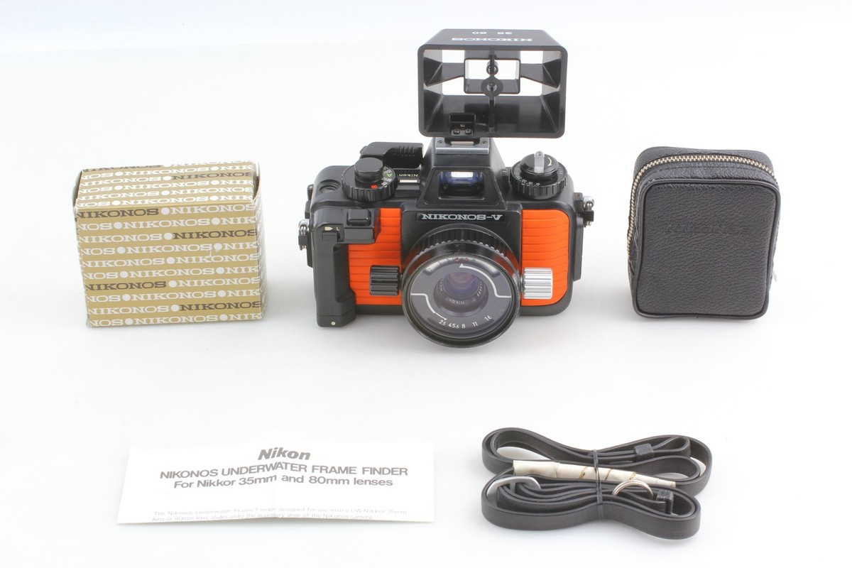N MINT] Nikon Nikonos V Underwater Orange Film Camera Body 35mm F2