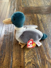 Ty Beanie Baby Jake the Mallard Duck Plush 1997 Bird Toy Ages 3 & Up 3-11 Years