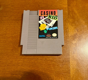 Casino Kid Poker Nintendo NES Video Game Original Authentic Cartridge Tested