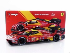 BBURAGO 1/18 - FERRARI 499P 3.0L TURBO V6 - WINNER 24H LE MANS 2024 16303-50