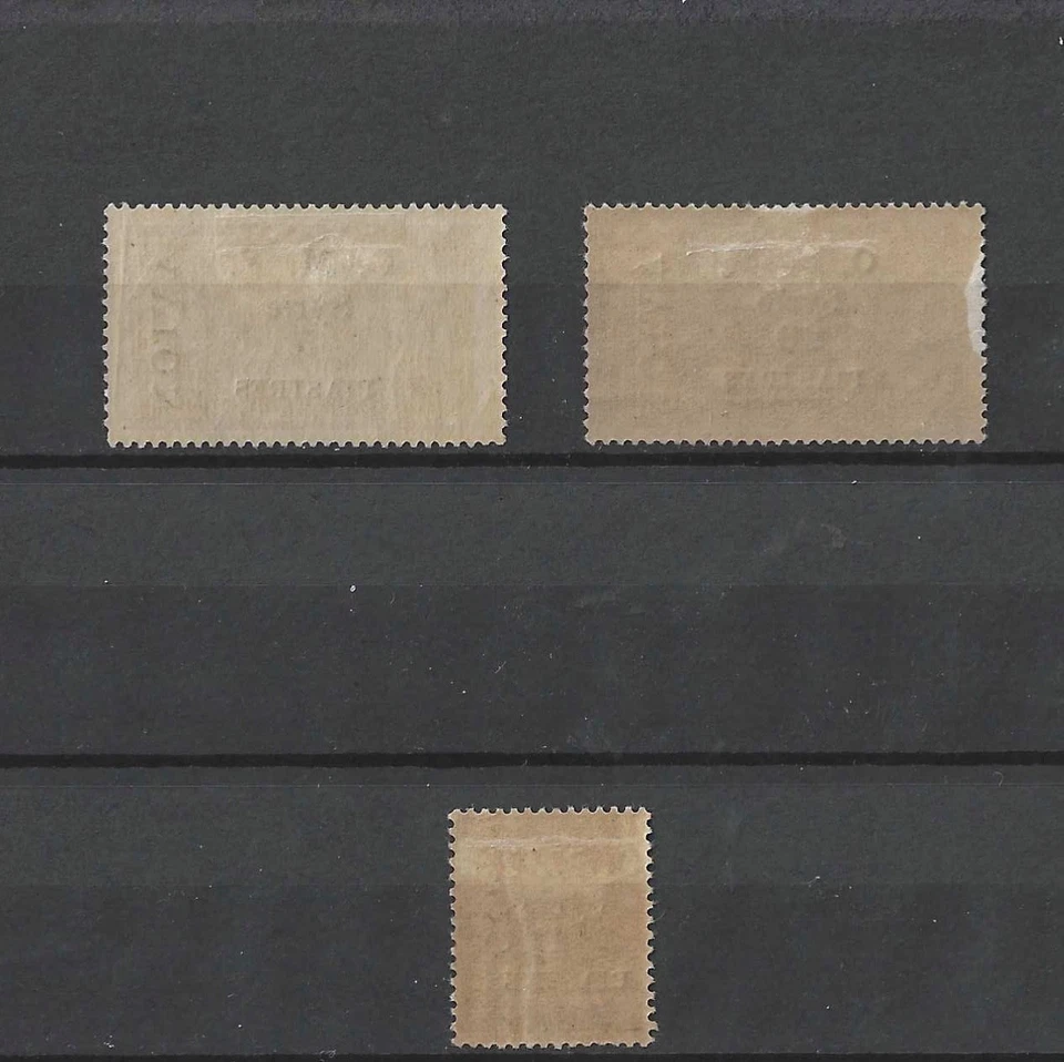 Syria French Occupation 1921 Avion set Sc#C7-C9. - Image 2 of 2