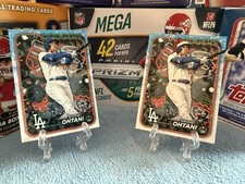2024 Topps Holiday Base & SP Variation Shohei Ohtani #H1 2 Card Lot