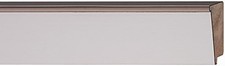 Picture Frame Moulding Wood 100Ft Bundle - Contemporary Silver Finish - 2.5" W