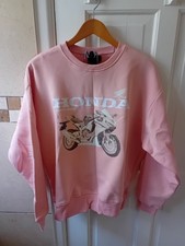 M Primark Pink Honda Pullover Sweater CBR Mot...