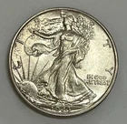 1943 Philadelphia Walking Liberty Silver Half Dollar Brilliant Uncirculated