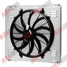 Aluminum Shroud Fanrelay Fit 26 X 19 Gm Chevy Universal Cooling Radiator.