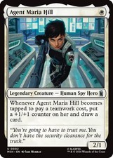 AGENT MARIA HILL 2 Marvel Super Heroes Uncommon Magic: The Gathering Near Mint