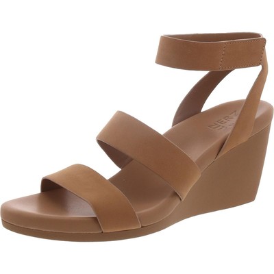 Naturalizer Womens Ignite Tan Wedge Sandals Shoes 7.5 Narrow (AA,N) BHFO 2126