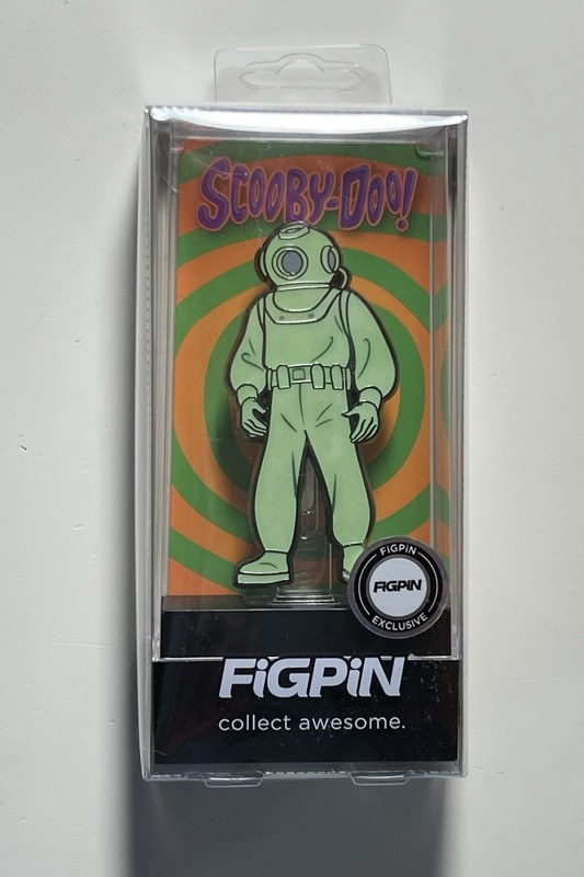 Figpin Ghost Diver #1575 mib Hanna Barbera Scooby Doo