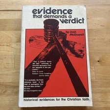 1972 FIRST EDITION Evidence That Demands A Verdict (1972 Campus Crusade NO ISBN)