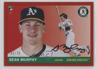 2020 Topps Archives 1955 Topps Red 69/75 Sean Murphy #65 Rookie RC 13iq