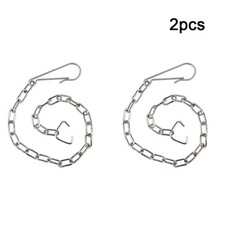 2023 Hot Sale Toilet Fittings Baffle Chain A C-ring End Anti-rust Silver 25cm