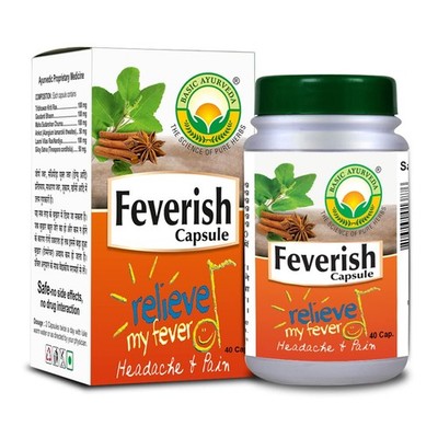 Basic Ayurveda Fieberhafte Kapseln, 40 Kapseln