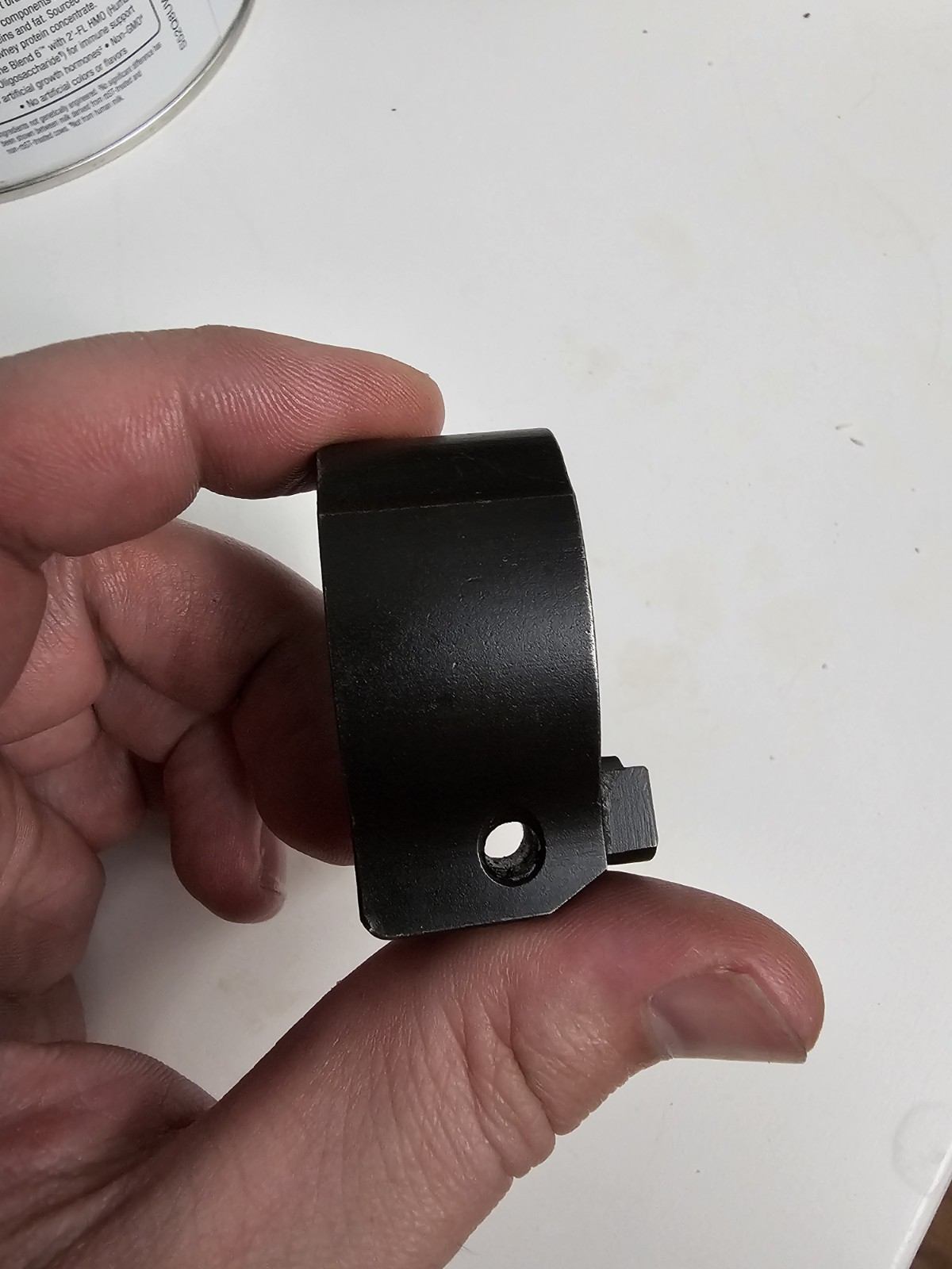 Swedish Mauser M38/M96 1896 Front Band Nosecap And Bayonet Lug Marked "348"