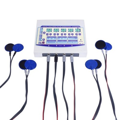 Home Prof. Use 4 Channel Electrotherapy Machine Physical Continuous Therapy Unit