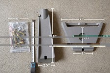 Starlink Roof Wall Mount Bracket Kit Gray Dish Mount Fascia Mount