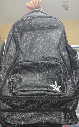 REBEL ATHLETICS Dream Sports Backpack Black Glitter New with Tags
