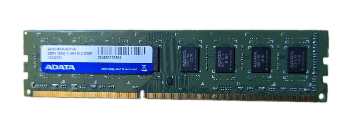 4GB DDR3-1600 Computer RAM Just Listed 2026