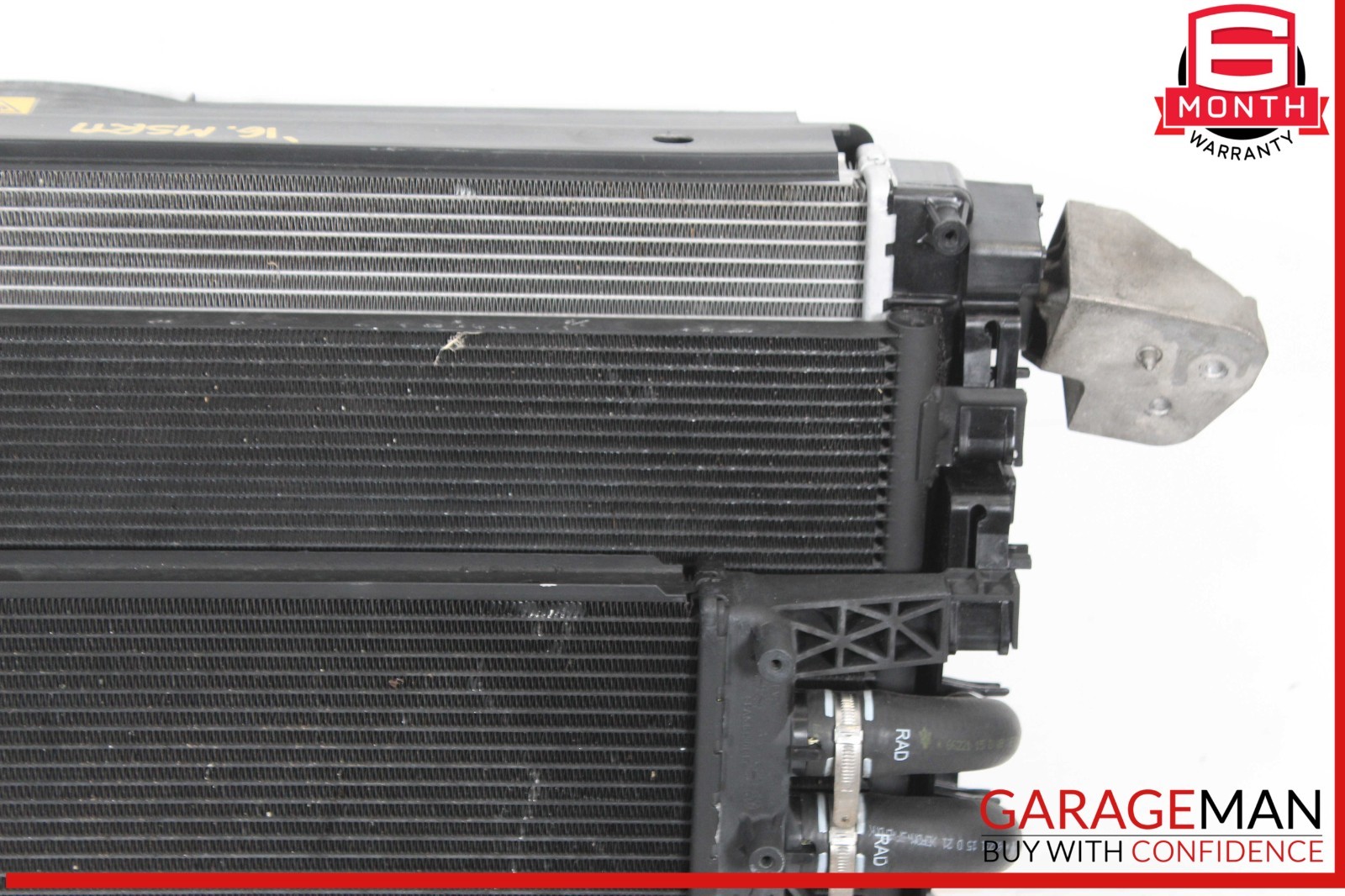 14-22 Maserati Ghibli 157 Water Cooling Radiator A/C Condenser Assy OEM