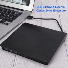 Slim External CD DVD Drive USB 3.0 Disc Player Burner Writer For Laptop PC Mac