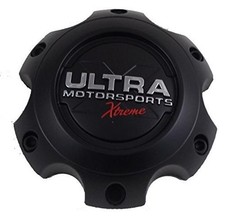 Ultra Motorsports Extreme 6 Lug Black Wheel Center Cap Qty 1 Pn: 89-9765SBX
