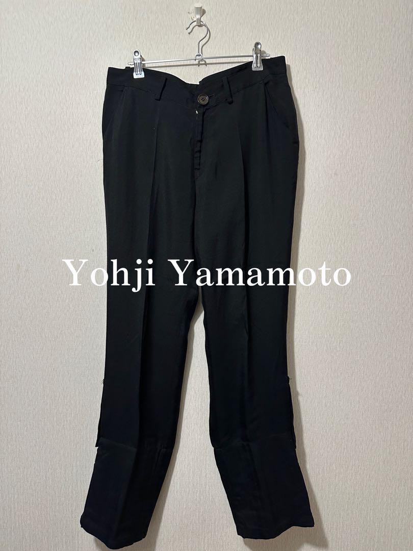 パンツ Yohji Yamamoto rayon PANTS YOHJI YAMAMOTO Y'S - Wide rayon pants with drawstring waist