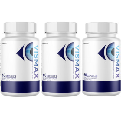 VisMax Vision Support for Enhanced Eyesight & Overall Eye Health -3 Bottles