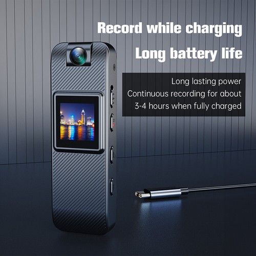 Mini Body Camera 1080P Recording With 32GB Card Wearable Back Clip for Cycling - Picture 7 of 21