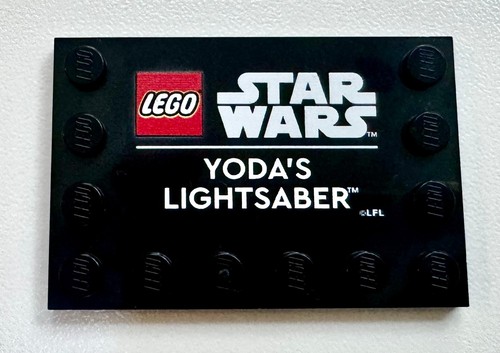 LEGO Star Wars: Yodas Lichtschwert (6346098) Neuteile inkl. bedrucktem Typenschild RAR - Bild 2 von 8