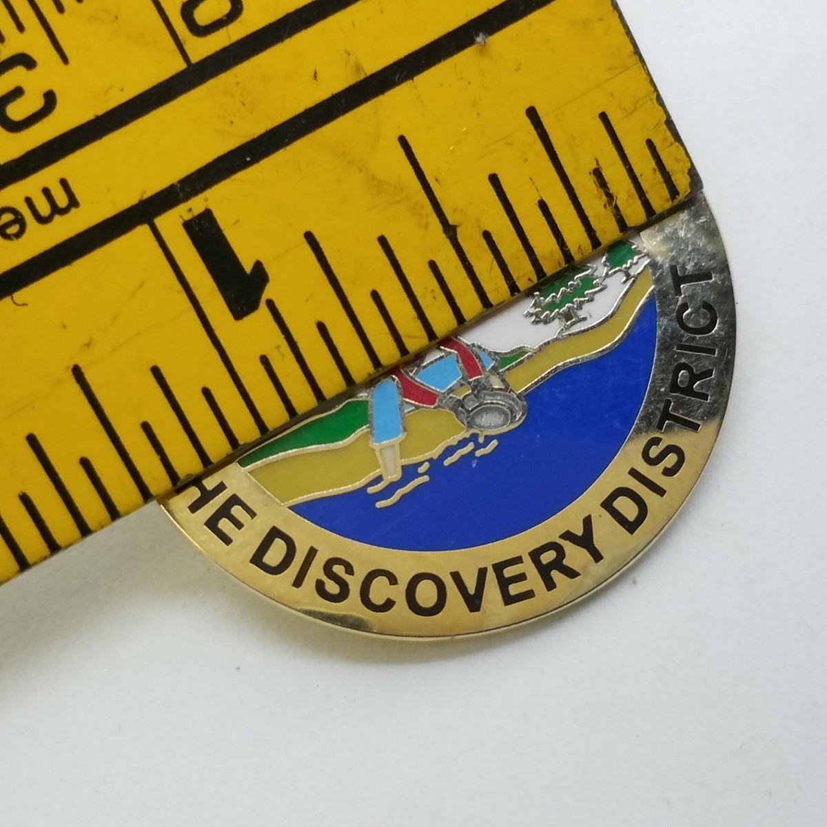 GFWC Sutter District The Discovery District Lapel Pin View 3