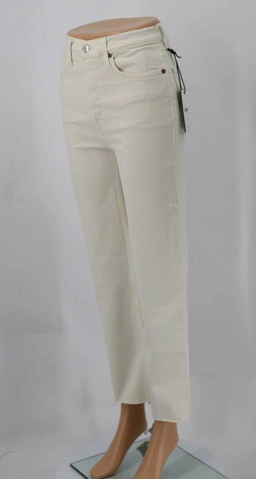 RE/DONE 70S STOVE PIPE COTTON BLEND DENIM JEANS WOMENS 25 XS RRP£374 BR