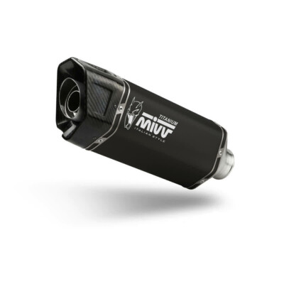 Black Slip-on Muffler MIVV Sr-1 Approved for Triumph 1200 SPEEDTRIPLE RS 2021-2