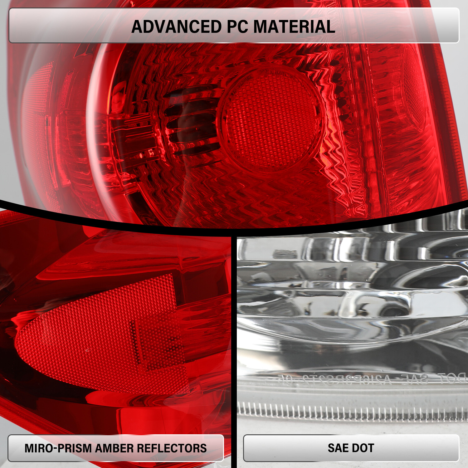 For 2007-2013 Toyota Tundra Tail Lights Lamps 07-13 Tail lights