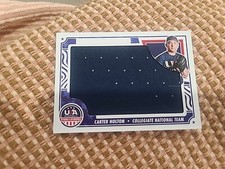 2024 Panini Stars & Stripes - Carter Holton - Jersey Jumbo Relic # D 49
