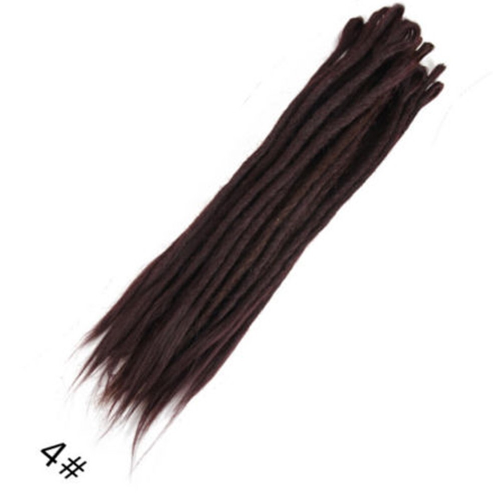 20PCS Dark Brown Dreadlocks Extension 20 display picture 3