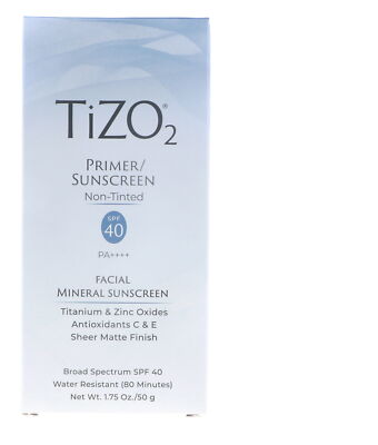 TIZO TIZO2 Facial Mineral Sunscreen Non-Tinted SPF40, 1.75 oz