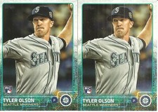 2 CARD BASEBALL CARD LOT OF TYLER OLSON 433