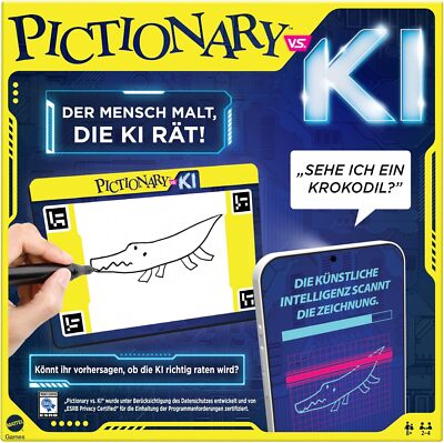 Mattel Games PICTIONARY Vs. KI Die neue Art zu spielen - Brettspiel (HYH74)