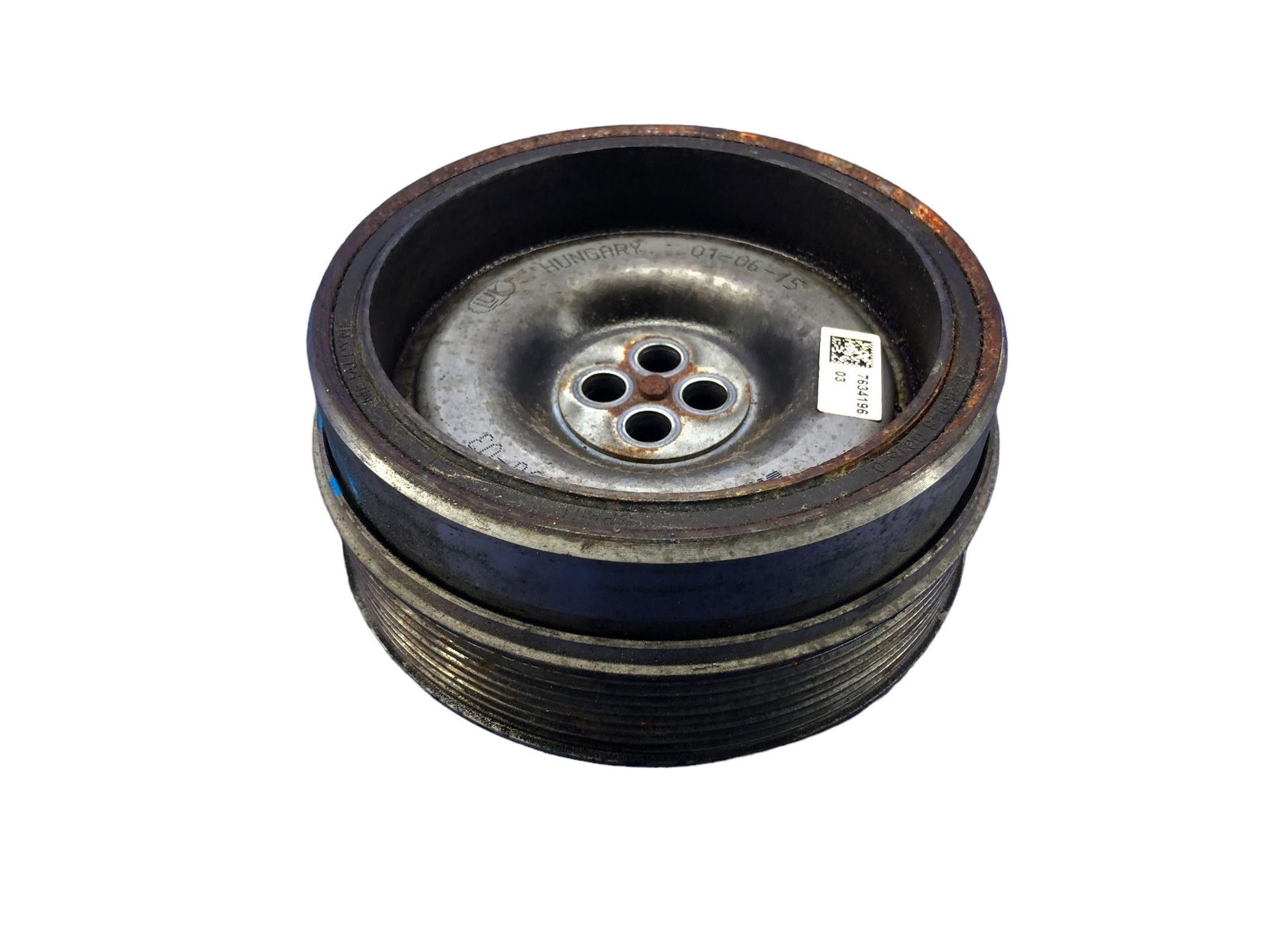 2014-2020 BMW I8 OEM 1.5L ENGINE CRANK PULLEY HARMANIC BALANCER 7634196