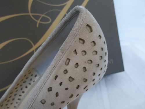 Enzo Angiolini Size 10 M Sully Natural Suede Heels New Womens Shoes - Picture 8 of 8